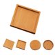 thumbnail image 5 of Worallymy manteles individuales de madera resistentes al calor para cocina comedor vajilla cuenco plato portavasos alfombrillas posavasos Worallymy JD735801577, 5 of 7