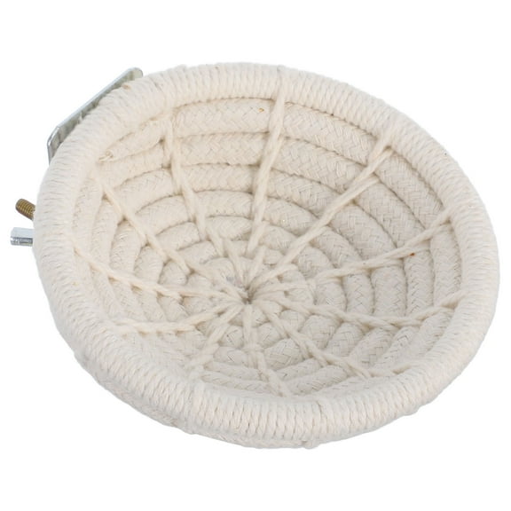 LULULION Handwoven Cotton Rope Bird Nest Breeding Hideaway for Small Birds Beige Color
