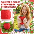 thumbnail image 4 of 3.15 Inch Giant Strawberry Squishies Big Strawberry Squishies Fruit Stress Ball Toys Large Slow Rise Squeeze Huge Rebound Cute Rising Strawberries Model Fidget Toys Party Favor, 4 of 8