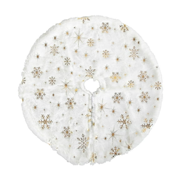 Falda de Navidad Macarena Decoración navideña dorado Falda de árbol