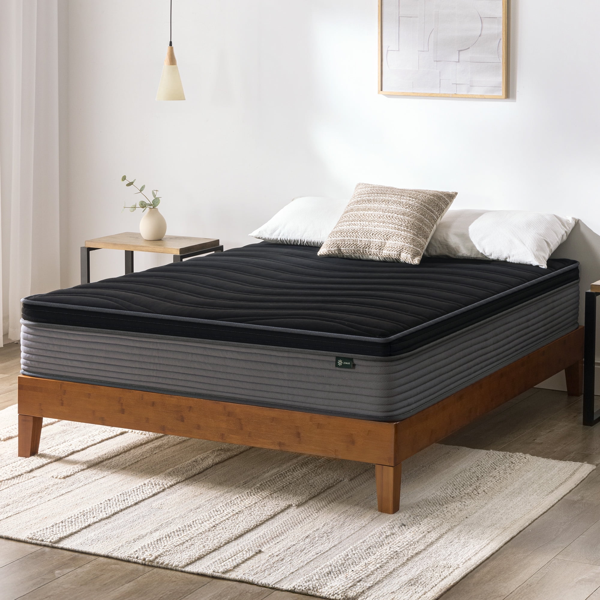 Zinus Tranquility 12" Medium Hybrid Mattress, King