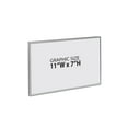 thumbnail image 2 of Azar 7" x 11" Horizontal Wall Mount Acrylic Sign Holder With Adhesive Tape Clear 10/Pack 122017, 2 of 5