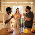 thumbnail image 3 of Aisutha 600W 3-Speed Centrifugal Juicer, Silver, 3 of 9