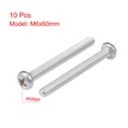 thumbnail image 2 of Unique Bargains M6x60mm Machine Screws Pan Phillips Cross Head Screw Bolts 10Pcs, 2 of 3