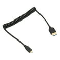 thumbnail image 2 of Adaptateur Interface Multimédia Micro HD 8K, 48Gbps Câble Interface Multimédia Multifonction Plaqué Or 24k pour Caméscopes Numériques pour Tablettes, 2 of 8