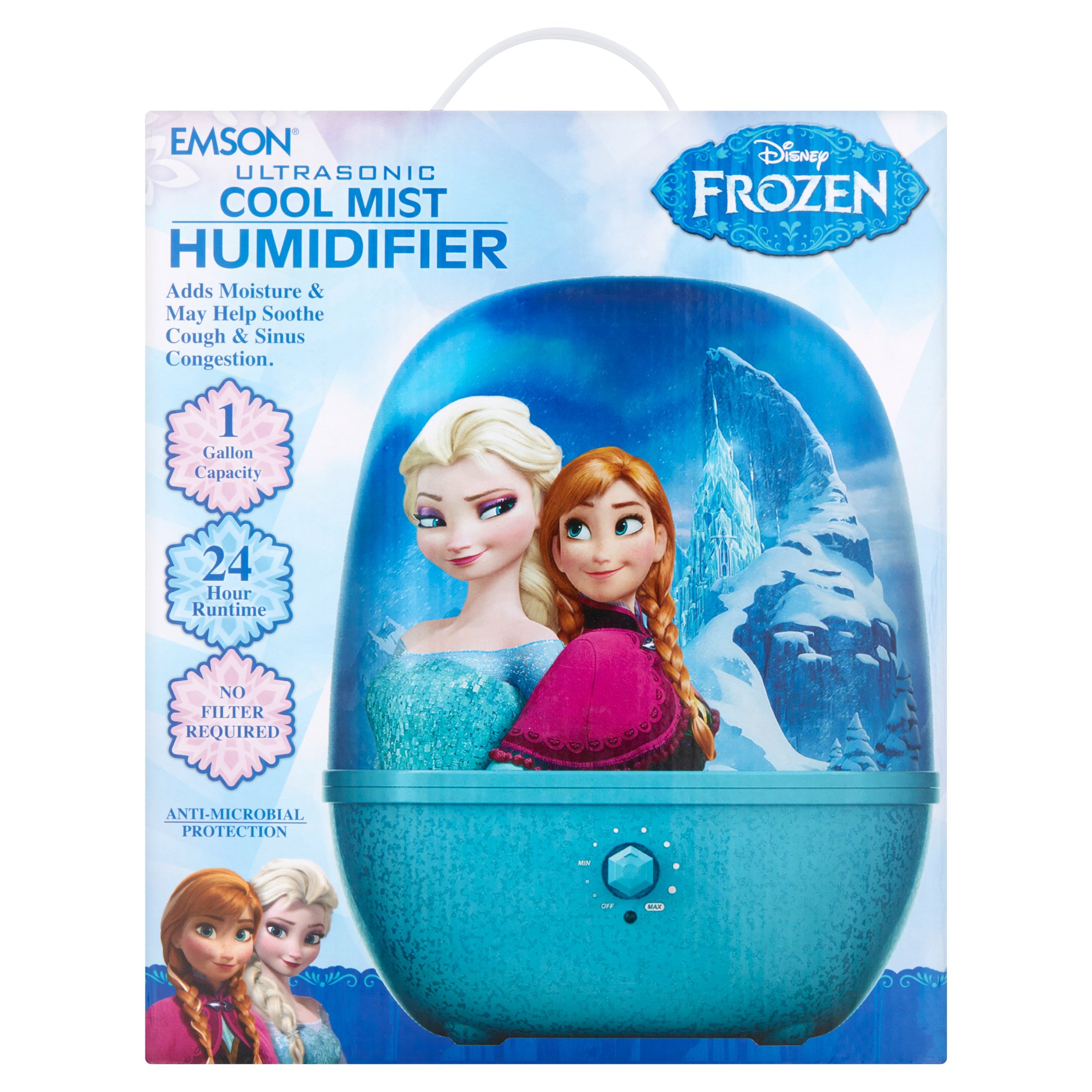Emson Disney Frozen Olaf Ultrasonic Cool Mist Humidifier Soothe Cough Congestion 