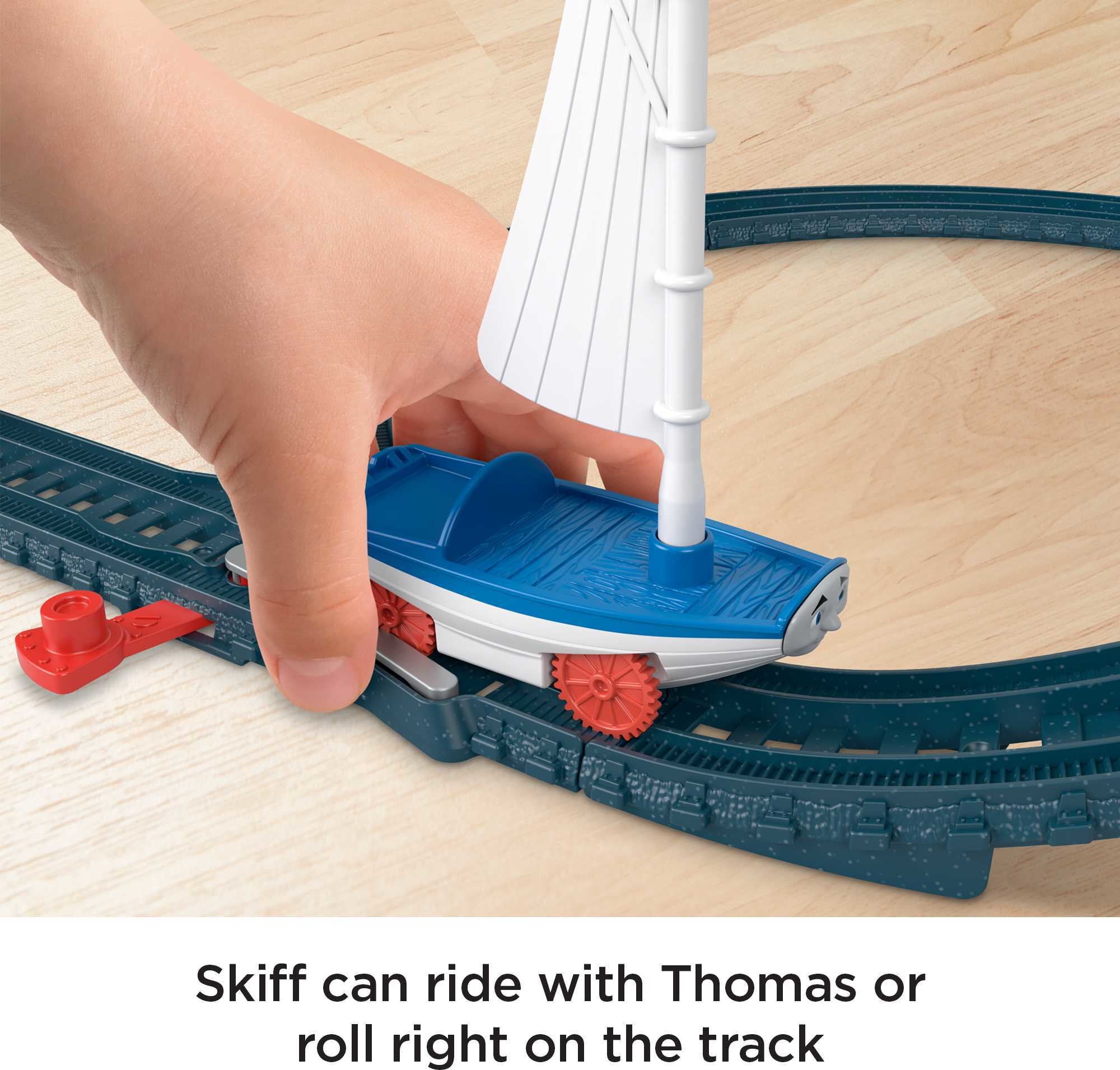 Thomas & Friends Bridge Lift Thomas & Skiff Toy Train Set with