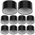 thumbnail image 2 of KAKOWELY 10pcs Refillable Glass Diffuser Bottle Lids Black Reed Diffuser Bottle Stoppers Replacement Diffuser Jar Caps Empty Fragrance Bottle Caps,1.06X"X1.06"X0.79", 2 of 5