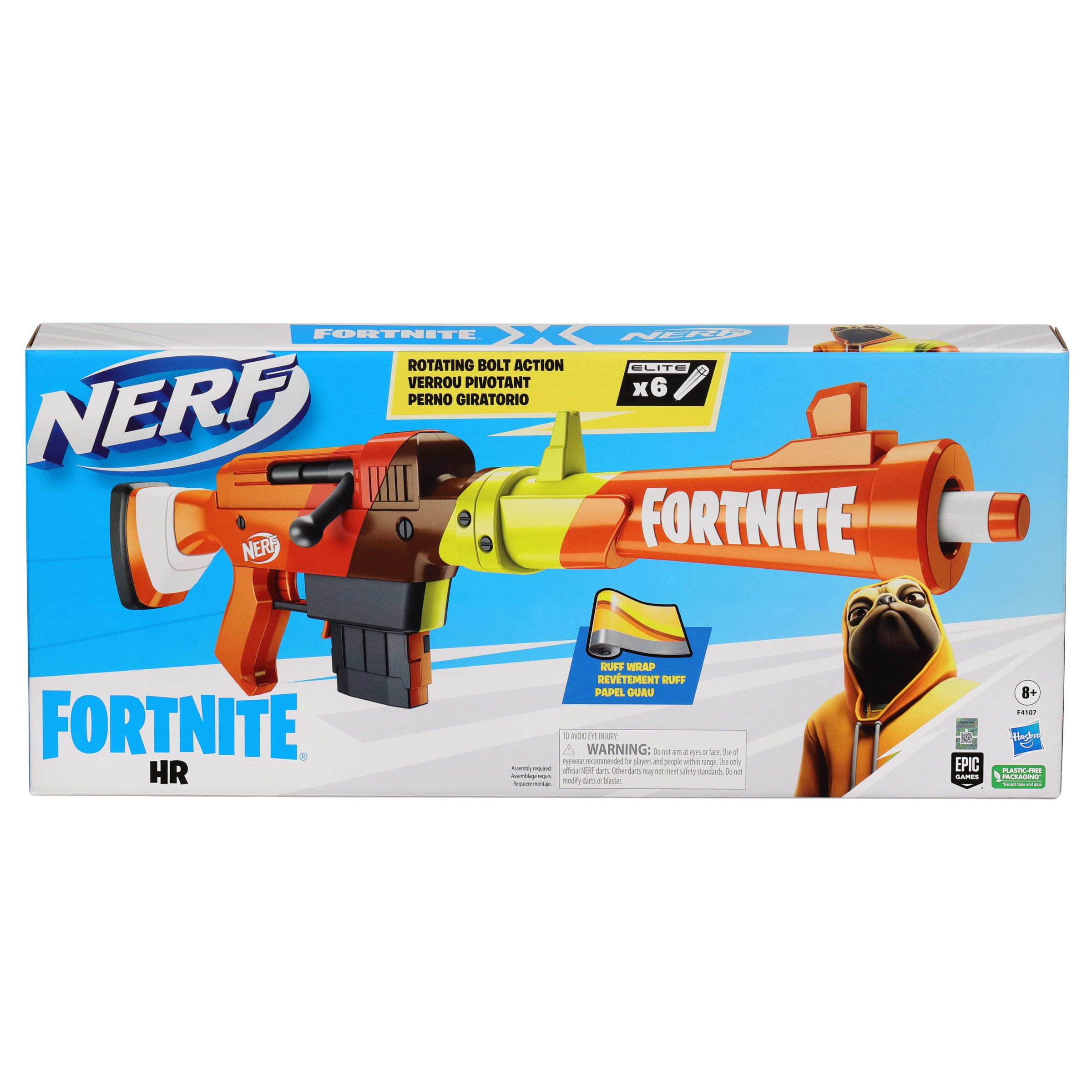 Nerf Fortnite Blue Shock Dart Blaster, 10 Elite Darts, Unlock Code, Ages 8+ - Walmart.com Nerf Fortnite Blue Shock Dart Blaster, 10 Elite Darts, Unlock Code, Ages 8+ - Walmart.com