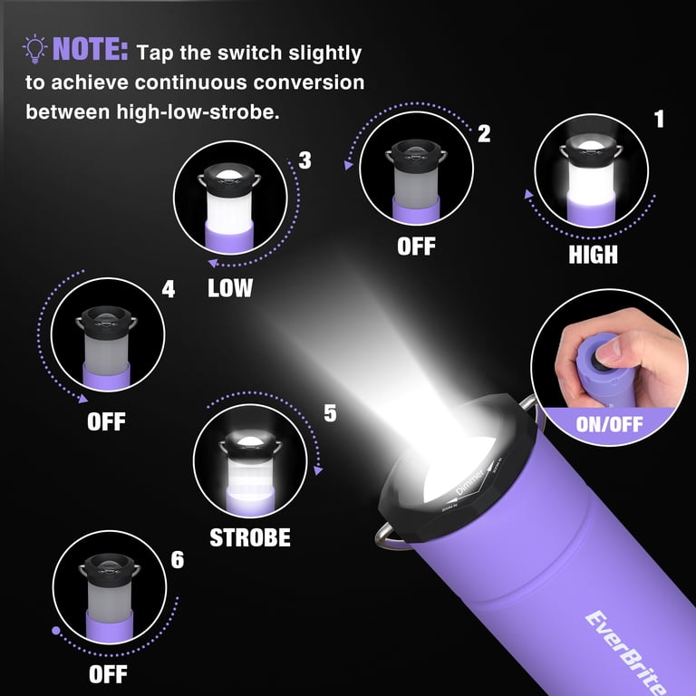 EverBrite 2-in-1 Mini Lantern Flashlight, Zoomable LED Light with