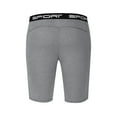 thumbnail image 4 of YLSDY Fashion Compression Shorts Men Spandex Running Sport Under Shorts Cool Dry Athletic Underwear Muscle Support Gray S, 4 of 6