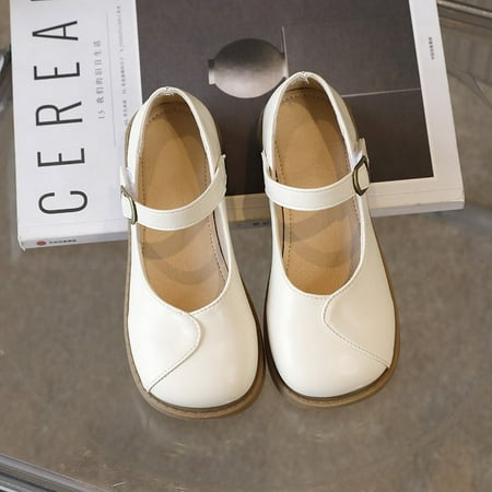 

Girls‘ Princess Shoes Leather Shoes Spring and Autumn Children‘s Single Shoes Baby Girls‘ Children‘s Shoes Soft Sole Shoes Black Little Girl Shoes