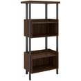 thumbnail image 1 of Architect 4 Shelf Open Bookcase in Modern Walnut - Engineered Wood, 1 of 7