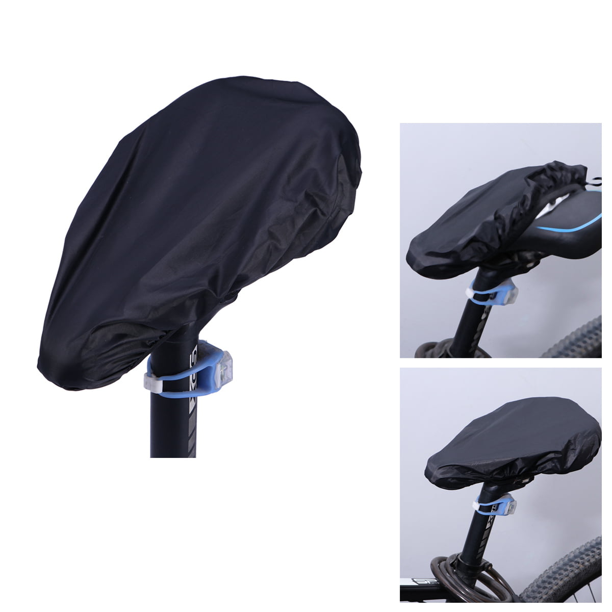 Tyouki Bike Seat Cover Extra Comfortable Bicycle Seat with Soft sponge Cycle Saddle Cushion Bicycle Pad Cover Saddle Covers-Perfect for Most Narrow Bike Seats,Exercise Bike/Road Mountain Bike