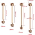 thumbnail image 4 of HUGFEGWE 2Pcs Watch Strap Screw Tube Rods Friction Pin Clasp Bracelet Fixng Part for Wristwatch Repair Accessory 16/18/20/22mm Universal Watch Screw Tube Rod 16/18/20/22 Mm Watch Strap Screw Pin, 4 of 9