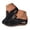Black, variant on Suede Clogs for Women Orthopedic Wedge Close Toe Sandals Casual Dressy Summer Work Mules Shoes with Arch Support Size 6-10