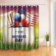 thumbnail image 1 of Cortina de Baño ABPHQTO Día de la Independencia 4 de Julio Bandera Americana de poliéster 160x180 cm, 1 of 1
