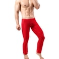 thumbnail image 2 of WZXFASHION Men's Sexy Underwear Boxer Briefs Mesh Breathable Underpants Intimates Red XL, 2 of 7
