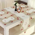 thumbnail image 4 of MYG Chemin de Table 16x77 Po Brodé en Dentelle Florale Tissu Translucide 5, 4 of 8