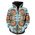 thumbnail image 1 of Sudadera con capucha y cremallera estilo ucraniano para hombre, estilo Harajuku, divertida, con estampado 3D, para adolescentes, hip hop, primavera., 1 of 6