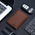 thumbnail image 2 of Billetera Wallet Pro Premium para iPhone Magsafe Piel vegana Marron MR. GADGETS, 2 of 10