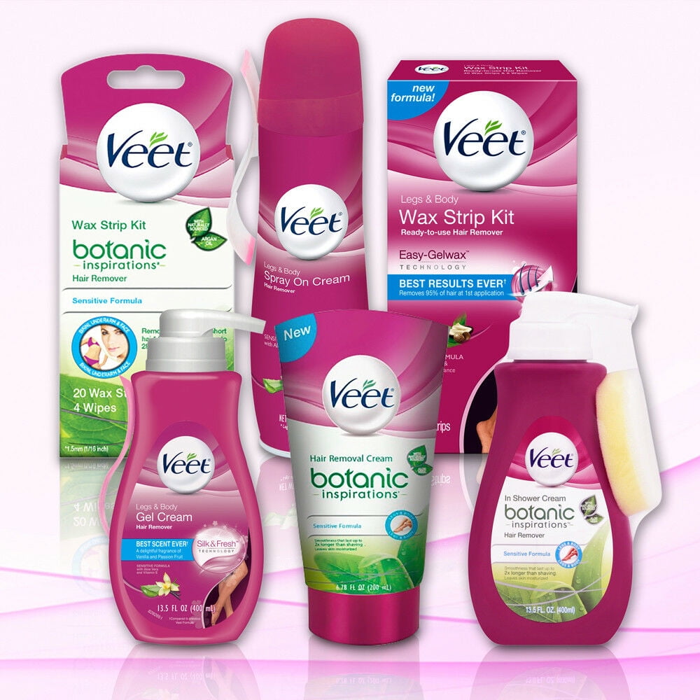 Veet Botanical Inspirations In-shower Cream Hair Removal - Shop  Depilatories & Wax at H-E-B
