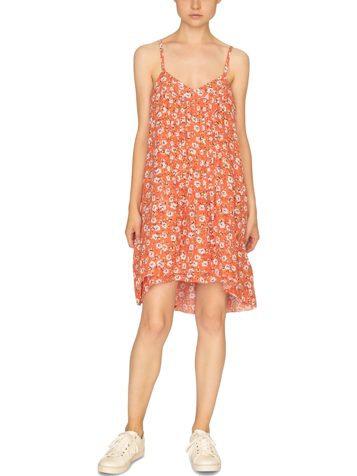 walmart orange dress