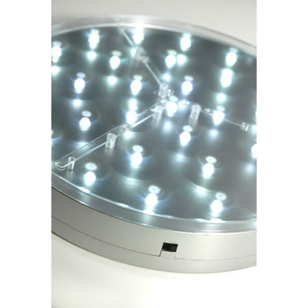 Led Light Vase Base White 8 Inch Walmart Com