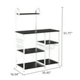 thumbnail image 5 of Veryke 4-Tier Kitchen Baker's Rack Storage Shelf, Microwave Stand with 10 Hooks for Organizer Workstation, 5 of 6