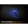 thumbnail image 2 of Glowneon Mouth With Tongue Neon Sign, Mouth With Tongue Led Light, Rock and Roll Neon Sign, 2 of 4