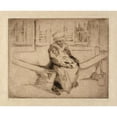 thumbnail image 3 of Helen Hyde 18x15 Black Modern Framed Museum Art Print Titled - Friday's Child (1918), 3 of 5