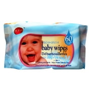 Sensitive Baby Wipes 60 In 1 Pack 311058 By Purest
