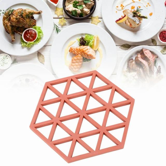 Mantel individual de silicona 5 piezas aislamiento térmico hexagonal plato taza tazón ANGGREK Otros