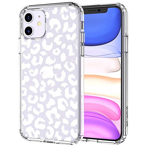 Mosnovo Cute White Leopard Print Pattern Designed For Iphone 11 Case Clear Case With Design Girls Women Tpu Bumper With Protective Hard Case Cover Walmart Com Walmart Com