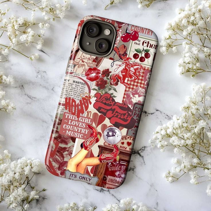 Country Music Collage Phone Case, Red Western Boots and Whisky Artistic iPhone Cover, Retro Cowgirl Protective Case for iPhone 17 16 15 14 13 12 11 Plus Pro Max Mini - Walmart.com Country Music Collage Phone Case, Red Western Boots and Whisky Artistic iPhone Cover, Retro Cowgirl Protective Case for iPhone 17 16 15 14 13 12 11 Plus Pro Max Mini - Walmart.com