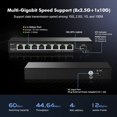 thumbnail image 3 of Switch de red YuLinca de 8 puertos 2.5G con 10G SFP+, sin ventilador, 3 of 7