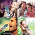 thumbnail image 5 of Bluetooth 4 In 1 Karaoke Wireless Microphone With Led Lights, Portable Microphone For Kids, Girls, Boys And Adults, 5 of 5