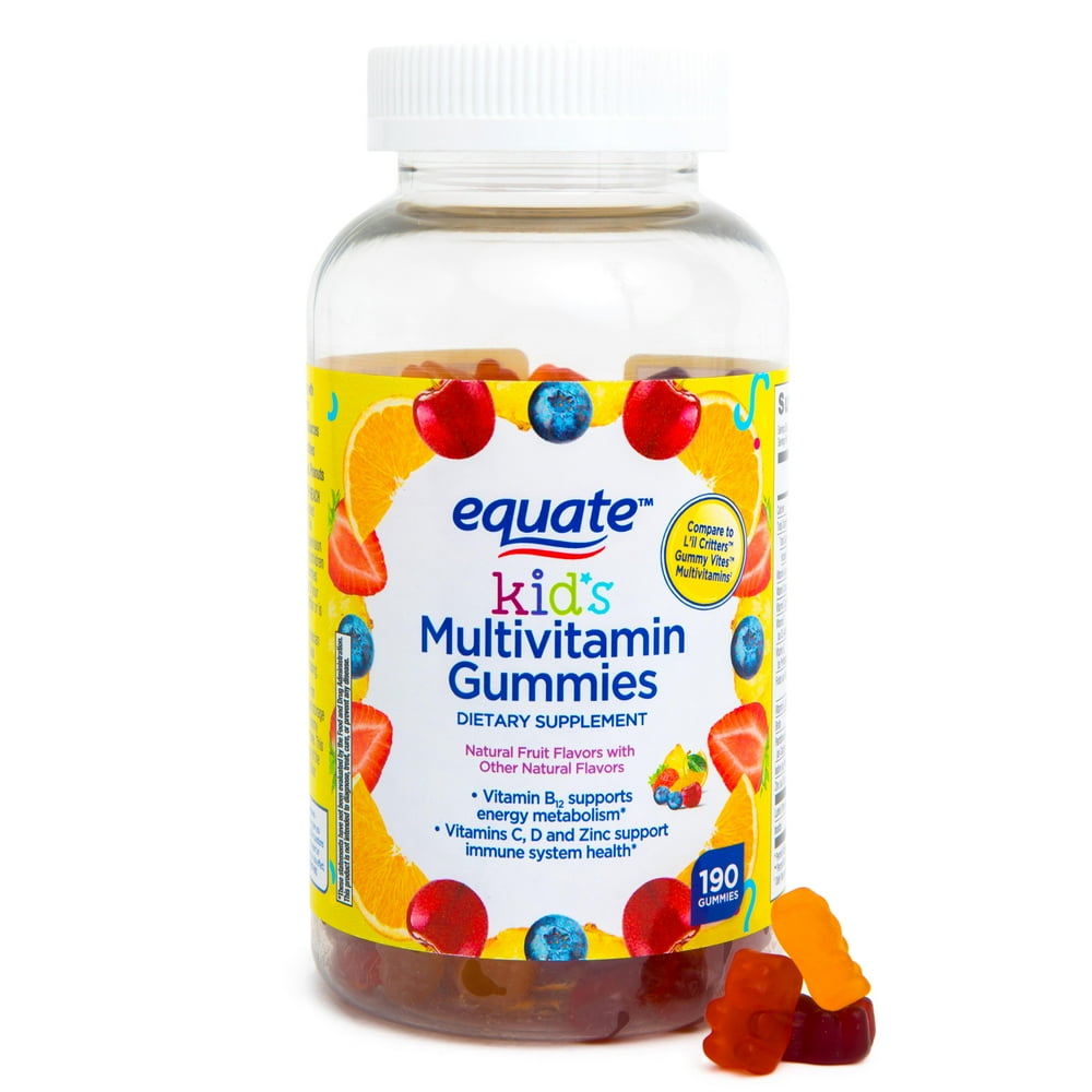 Equate Kids' Multivitamin Gummies, 190 Count