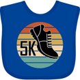 thumbnail image 3 of Inktastic 5k Race Running Retro Sunset Runner Boys or Girls Baby Bib, 3 of 4