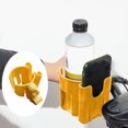 thumbnail image 3 of ETHKIA 2 In 1 Universal Cup Phone Drinks Holder with Phone Holder/Organizer, Cup Phone Holder for Stroller Bike Wheelchair Scooter Yellow, 3 of 3