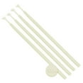 thumbnail image 3 of Hyoola 9 x 1/4 inch Handmade All Natural Beeswax Skinny Taper Candles - White Unscented 50 Pack, 3 of 5