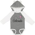 thumbnail image 3 of Inktastic Butterfly Colorado Girls Long Sleeve Baby Bodysuit, 3 of 5