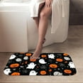 thumbnail image 4 of 1pc Halloween Pattern Absorbent Non-Slip Bathroom Thickened Flannel Rug Decor,Soft,Quick Drying,Suitable For Indoor/outdoor Use,Bathrooms,Bedrooms,Kitchens,Terrace,Laundry Rooms,16"x24", 4 of 9
