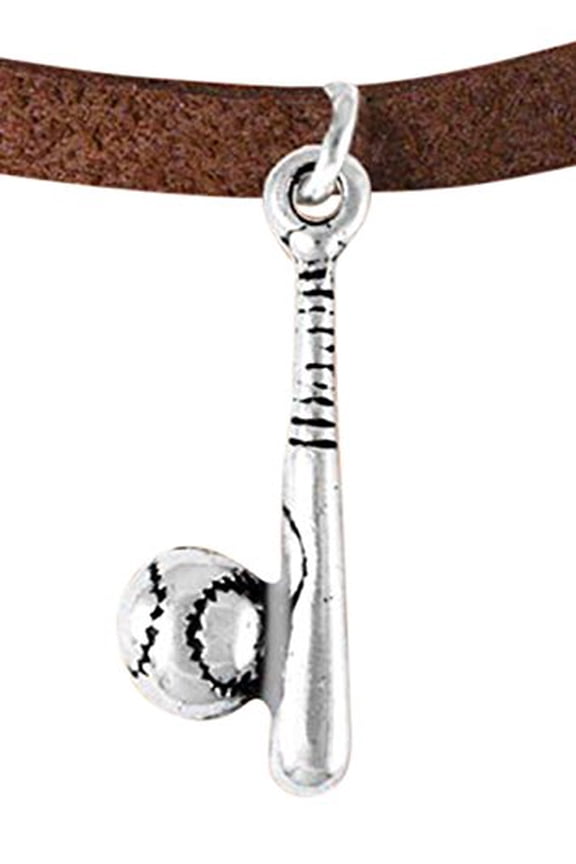 The Perfect Gift, "Softball Ball and Bat Charm" Bracelet2009 Hypoallergenic, Adjustable, Safe-Nickel, Lead Free