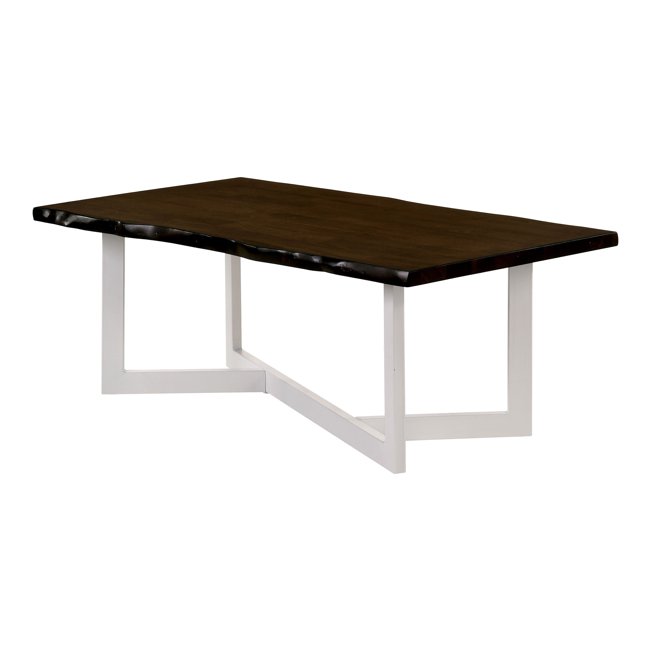 Furniture of America Zart 2-Piece Coffee Table Set, Oak