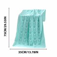 thumbnail image 2 of Fiudx Toalla de Conejos, Toalla de Fibra Superfina Ultrasuave, Toalla para Secar El Cabello de Alta Absorción, Toalla Facial con Estampado Elegante, Rutina de Baño Diaria, Accesorio Esencial para El, 2 of 6