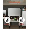 thumbnail image 4 of VEVOR Bac à Glace Commercial 61,6 L Coffre à Glace Roulant sur Roues avec Plateau de Rangement Inférieur, 4 of 9