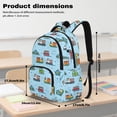 thumbnail image 6 of KUIFORTI Car Print Bookbag and Lunchbox Set 4 piece Durable Boys Backpack with Pencil Bags Water Bottle Sleeve for Elementary Primary Middle School Daily Use, 6 of 7