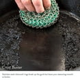 thumbnail image 4 of Cast Iron Chainmail Scrubber for Your Cast Iron Skillet, Wok, or Pan, Dishwasher Safe, 4 of 5