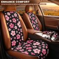 thumbnail image 2 of FOR U DESIGNS 2 Pack Car Seat Covers, Breathable Seat Protectors Pink Cherry Blossom Print, 2 Pcs Car Seat Protector for SUVs Truck Van, Keep Your Seats Clean & Dry, Washable, Universal Fit, 2 of 7